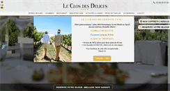 Desktop Screenshot of leclosdesdelices.com